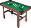 COSTWAY Billardtisch, Billlard Tisch aus Holz mit Zubehör, Produktbild-Vorschau 1