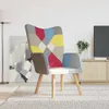 vidaXL Relaxsessel Patchwork Stoff Produktbild-Vorschau 2