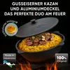 Utschak Feuerofen Ø 40 cm + Gusseisen-Kasan 12 L, runder Produktbild-Vorschau 9
