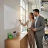 Relaxdays Whiteboard Folie, H x B: 40 x 80 cm, 4 Stifte, 6 Produktbild-Vorschau 3