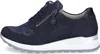 A side view of a navy blue sneaker with a zipper. Náhľad obrázku produktu