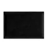 A black rectangular headboard is shown centered against a white background. Anteprima dell’immagine prodotto