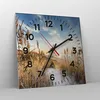 Wanduhr - Quadrat - Glasuhr - Ähren Küste Sonne - 30x30cm - Produktbild-Vorschau 4