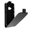 A black flip cover for a smartphone is shown against a white background. The cover is open, revealing the inner part where the phone would be placed. Náhľad obrázku produktu
