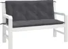 vidaXL Gartenbank-Auflagen 2 Stk. Melange Anthrazit Produktbild-Vorschau 2