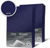 2er Pack Spannbettlaken Bettlaken navy marine blau 90x200 Produktbild-Vorschau 1