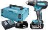 A cordless drill with accessories including a battery, charger, and storage case. Produktbild-Vorschau