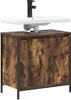 vidaXL: Mueble bajo lavabo, roble ahumado, 60 x 34,5 x 60 Vista previa de la imagen del producto 4