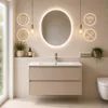 Badezimmermöbel-Set mit Waschbecken CALPE 80 cm 4 Schränke Produktbild-Vorschau 3