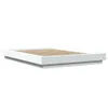 vidaXL Bettgestell Weiß 120x200 cm Holzwerkstoff Produktbild-Vorschau 3