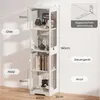 BROTTAR Glasvitrine in Weiß, moderne dreifarbige Produktbild-Vorschau 2
