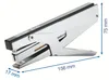Rapid Heftzange E10 21310400 chrom/schwarz Produktbild-Vorschau 1