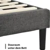 Łóżko tapicerowane, rama z listew, regulowane wezgłowie, Podgląd zdjęcia produktu 7