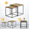 FORTENA Couchtisch Set 2er Eiche Beistelltisch Produktbild-Vorschau 10