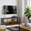 BEGRYF TV-Schrank 140x40x50 cm dunkelbraun Fernsehschrank Produktbild-Vorschau 2