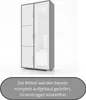 Garderobenschrank LUX 2, mit Spiegel und Fächern, Produktbild-Vorschau 1