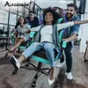 People are enjoying themselves while riding on gaming chairs. Produktbild-Vorschau