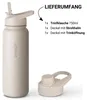 Trink Flasche Edelstahl 750ml Thermoflasche Sport Gym Produktbild-Vorschau 7