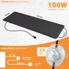17/5 Heizteppich 35x110cm 100Watt Schwarz/Anthrazit - Produktbild-Vorschau 2