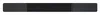 A black soundbar is shown horizontally against a black background. Podgląd zdjęcia produktu