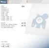 McFilter | 20 Staubsaugerbeutel geeignet für Miele S 8340 Produktbild-Vorschau 2