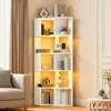 YITAHOME Bücherregal mit LED, Eckregal mit 6 Ebenen, 64 x Produktbild-Vorschau 2