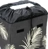 A close-up view of the top of a shopping trolley bag with a drawstring closure. Produktbild-Vorschau