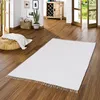 Baumwolle Natur Teppich Jolly Baumwolle Weiss, Größe:70x250 Produktbild-Vorschau 1