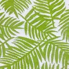 Tapis d'extérieur avec motif de feuilles de palmier en vert Voir les images du produit 4