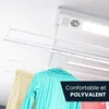 Étendoir électrique de plafond Foxydry Air 122 cm - acier Voir les images du produit 11
