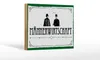 Holzschild Spruch 18x12 cm Männerwirtschaft Dekoration Produktbild-Vorschau 1