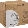 Porcelanowa zastawa dla 6 osób WHITE FLORAL, 18 elementów Podgląd zdjęcia produktu 1