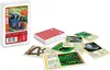 A card game box and several cards are spread out on a white surface. Náhľad obrázku produktu