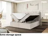 MEBLINI Boxspringbett mit Bettkasten - Gepolstert Produktbild-Vorschau 5