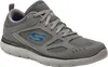 A single gray Skechers men's sneaker is shown against a white background. Anteprima dell’immagine prodotto
