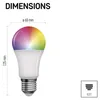 Chytrá LED žárovka GoSmart A60 / E27 / 11 W (75 W) / 1 050 lm / RGB / stmívatelná / Zigbee Náhled obrázku produktu