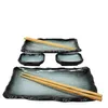 Set di 8 pezzi per sushi per 2 persone blu/nero - Piatto Anteprima dell’immagine prodotto 2