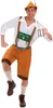 A man in traditional Bavarian attire holding a beer mug. Podgląd zdjęcia produktu