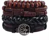 HEREN: Lederen armband, SET van ECO-LEER, 4-delig, Productafbeelding-voorbeeld 2