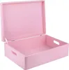 Creative Deco XL Rosa Große Holzkiste Aufbewahrungsbox Produktbild-Vorschau 1