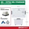 ATHLON TOOLS 4x 60 L Aufbewahrungsboxen mit Deckel, Produktbild-Vorschau 2