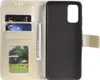 A flip case for a Samsung Galaxy A53 5G phone, showing the interior with card slots and a picture, and the exterior with the phone holder. Produktbild-Vorschau