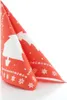 Sovie HOME Weihnachtsserviette White Tree in Rot aus Produktbild-Vorschau 6