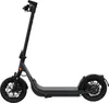 A side view of a black electric scooter against a white background. Voir les images du produit