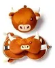 Relaxeazzz peluche Highland Coo vache oreiller de voyage & Voir les images du produit 1