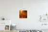 MuchoWow® Textilposter Orangefarbenes Leuchten über den Produktbild-Vorschau 2