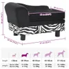 vidaXL Hundesofa Schwarz 57x34x36 cm Plüsch Produktbild-Vorschau 8