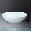 Mai & Mai Freistehende Badewanne Weiß matt 165x75x55 cm Produktbild-Vorschau 3