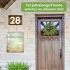banjado Design Briefkasten Stahl silber mit Zeitungsfach Produktbild-Vorschau 4