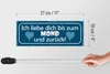 Holzschild Spruch 27x10cm ich liebe dich bis zum Mond Produktbild-Vorschau 6
